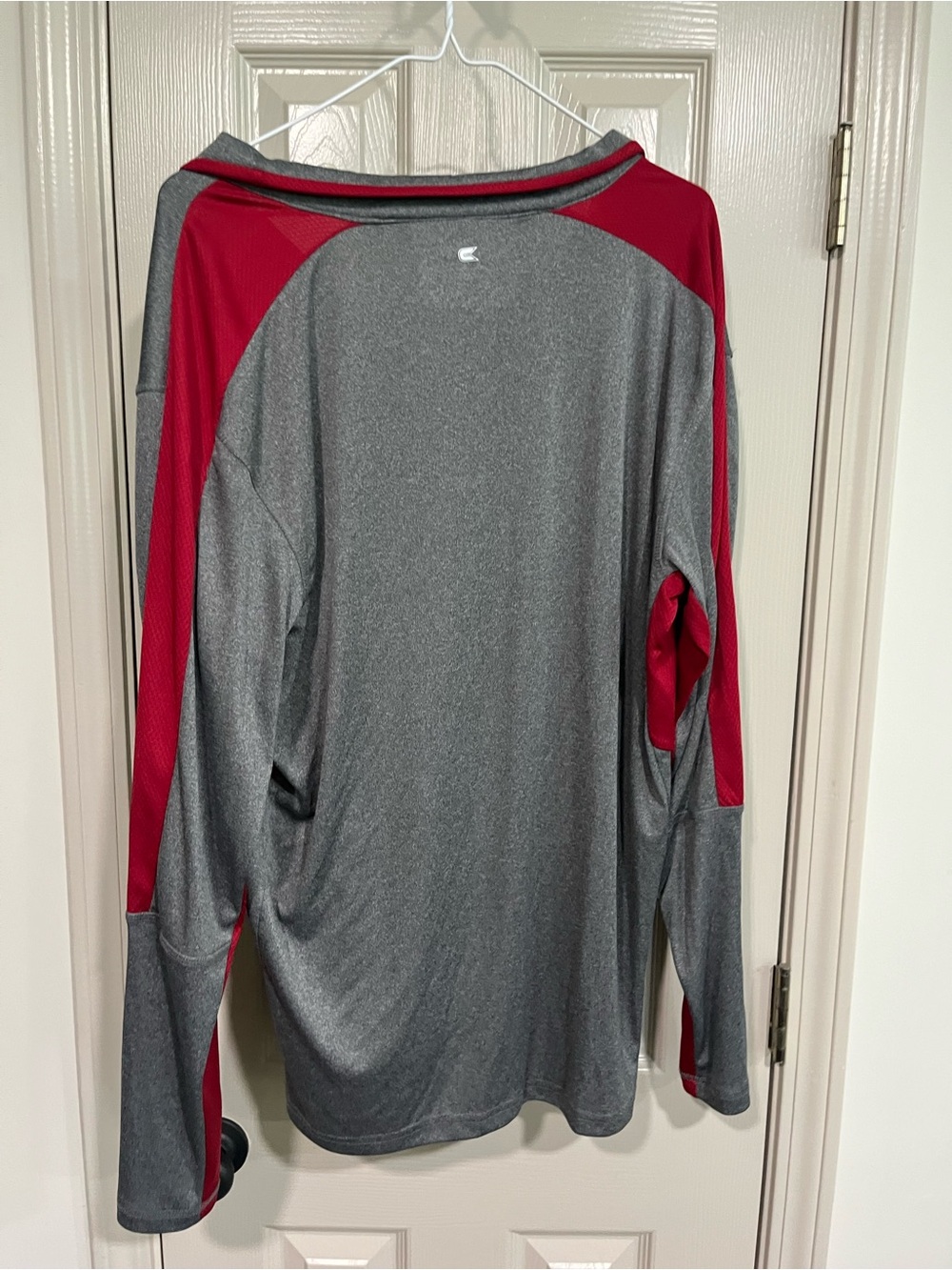 Men's Alabama Athletic Long-Sleeve Shirt - Gray & Red